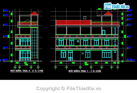 File cad,mặt bằng,ứng dụng,file cad mặt bằng,File Auto cad,Nhà lầu 4x17.3m